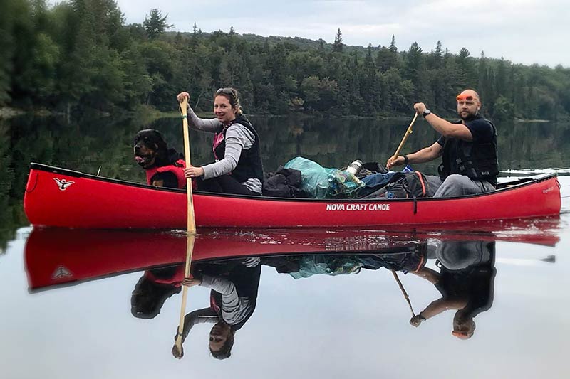 Backcountry canoe trip
