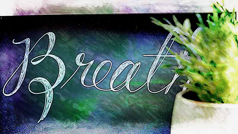 Breathe sign
