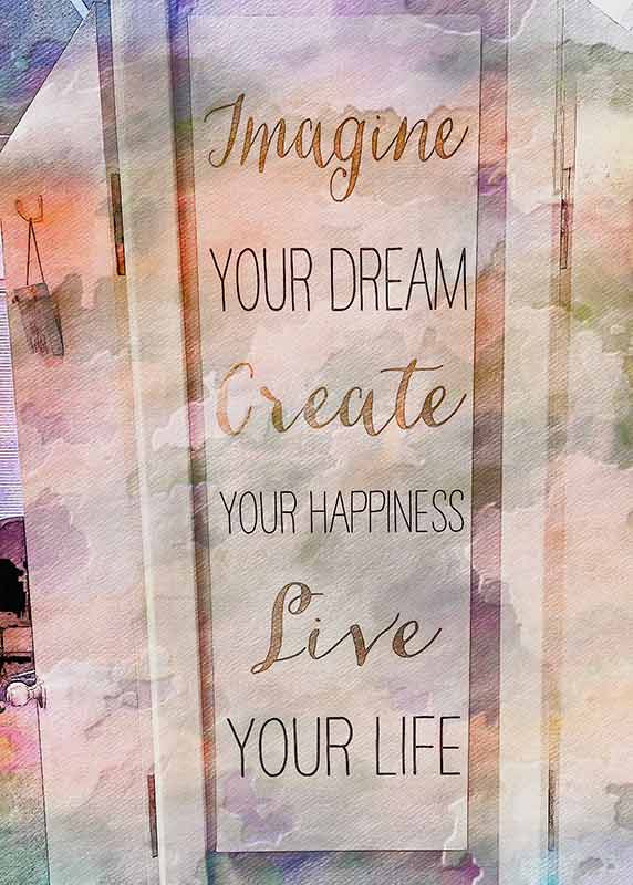 Create your dreams sign